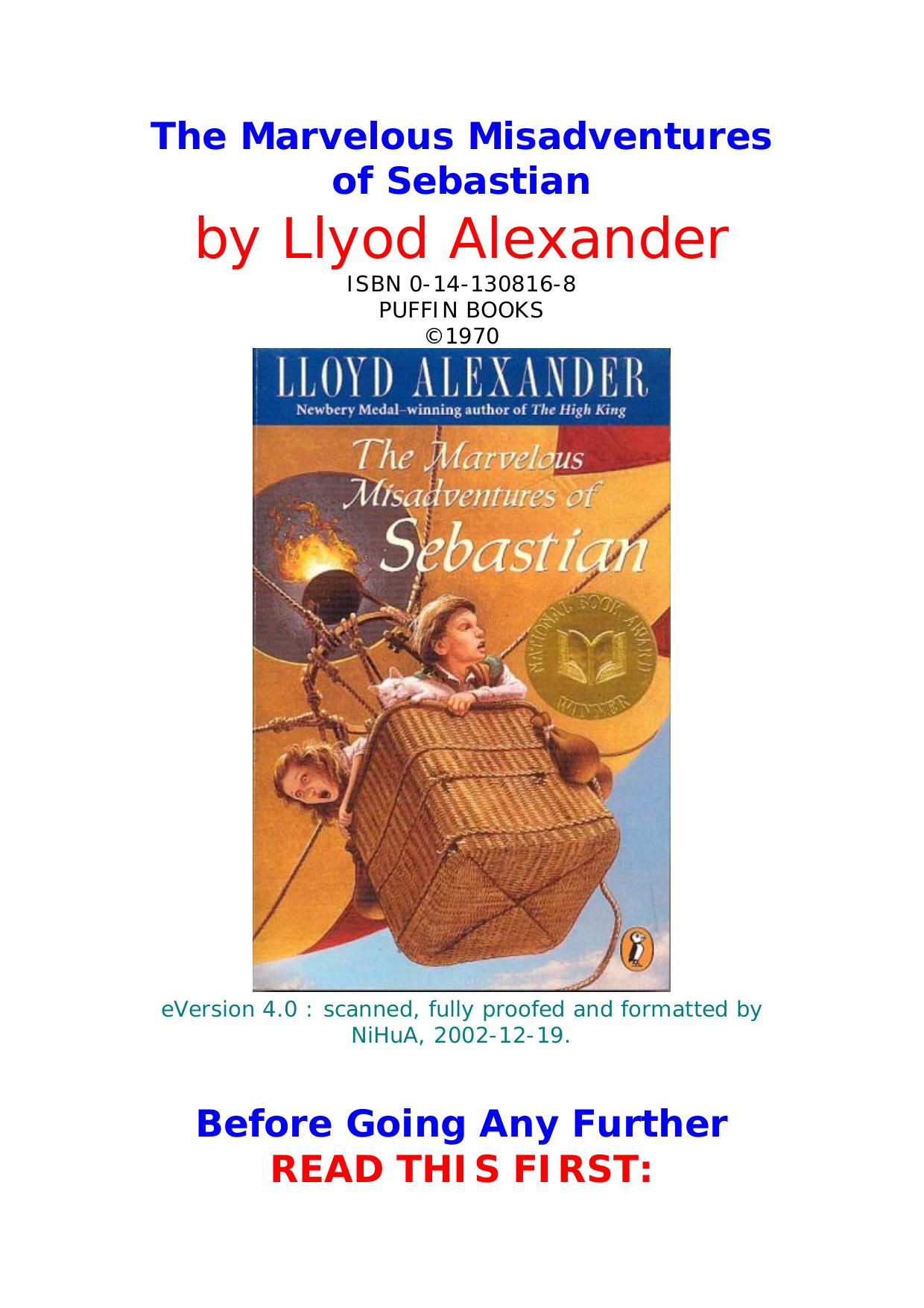 Lloyd Alexander - The Marvelous by harry kruiswijk