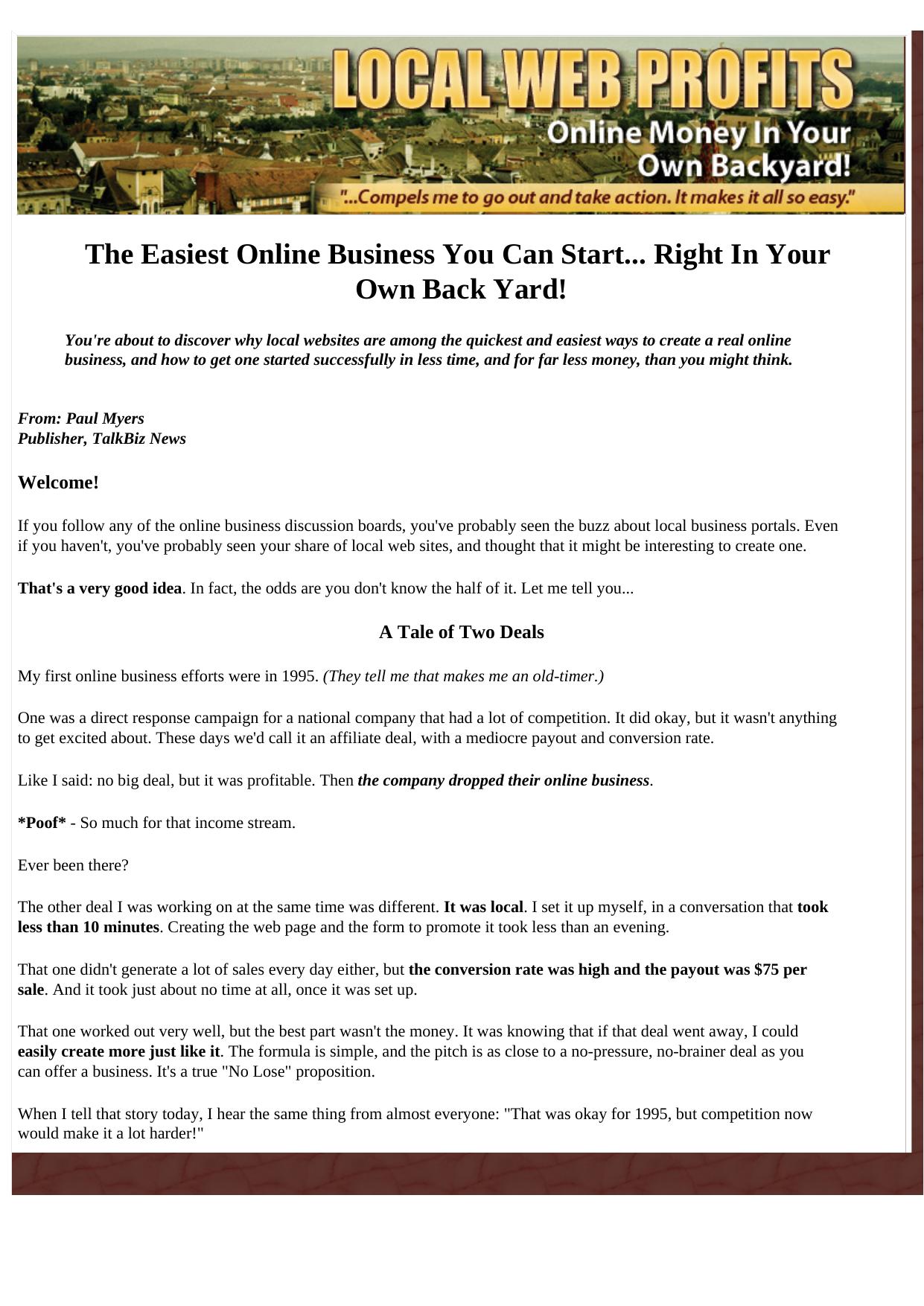 Local Web Profits. by Best of Kuszter's Collection