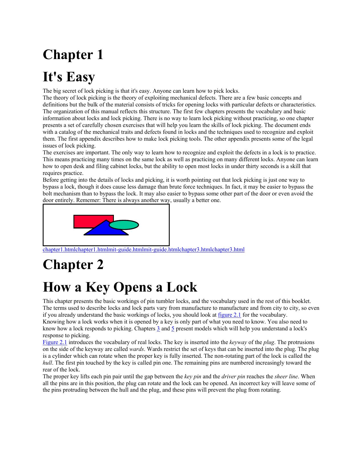 Lock Picking by Adam Gibson