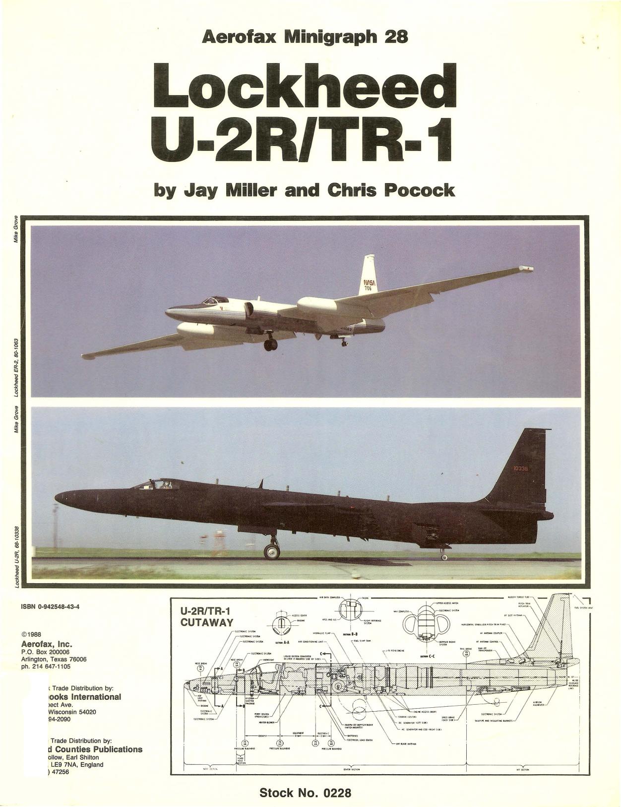 Lockheed U-2R/TR-1 by Jay Miller Chris Pocock