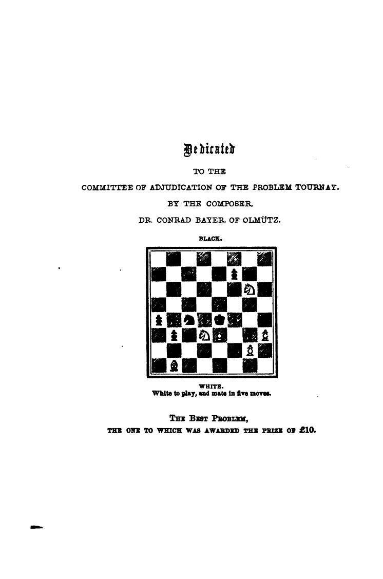 Loewenthal Johann Jacob by The chess congress of 1862 1864-X 637p