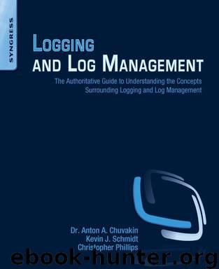 Logging and Log Management by Anton Chuvakin & Kevin Schmidt & Chris Phillips