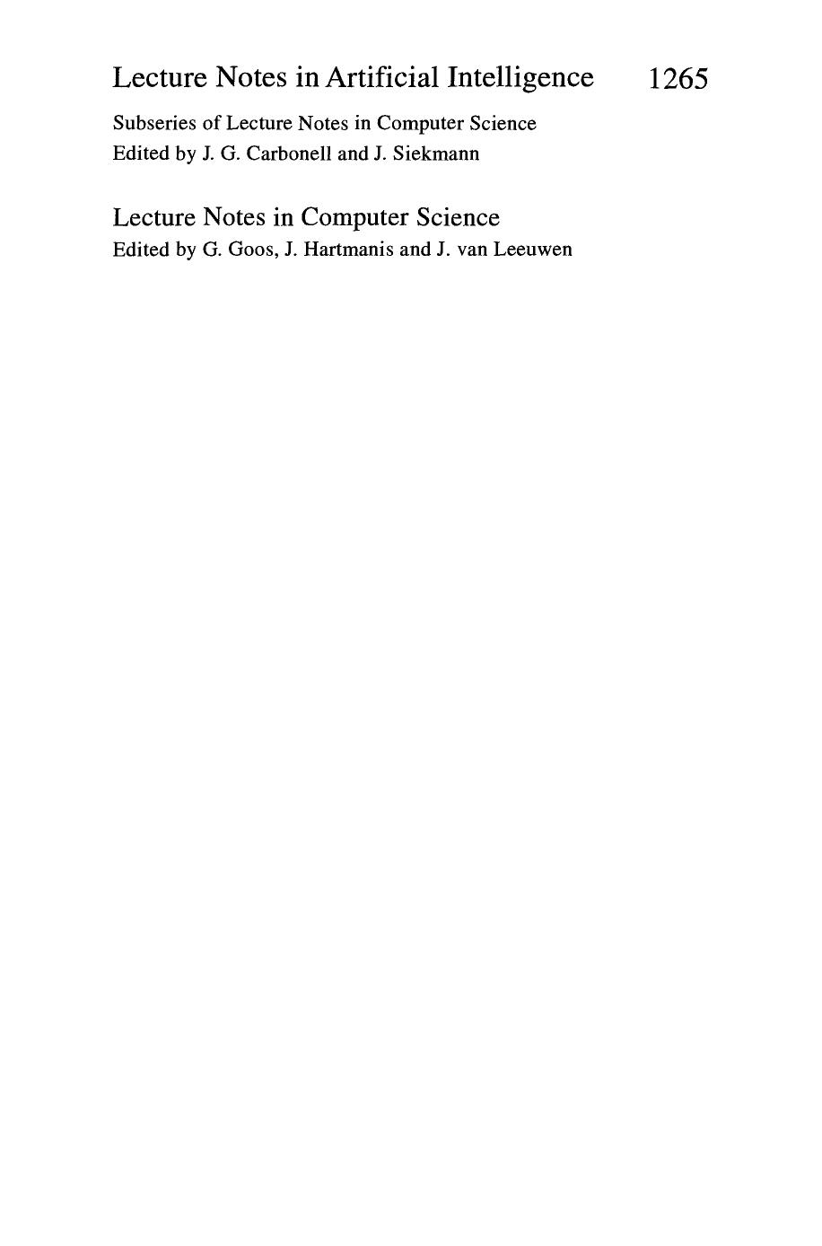 Logic Programming And Nonmonotonic Reasoning: 4th International Conference, LPNMR '97 Dagstuhl Castle, Germany, July 28â31, 1997 Proceedings by Joxan Jaffar Bing Liu Roland H. C. Yap (auth.) Jürgen Dix Ulrich Furbach Anil Nerode (eds.)