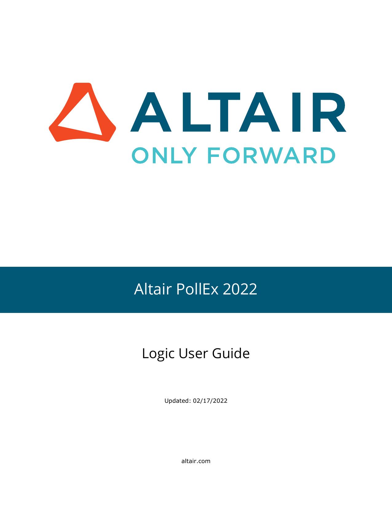 Logic User Guide by PollEx