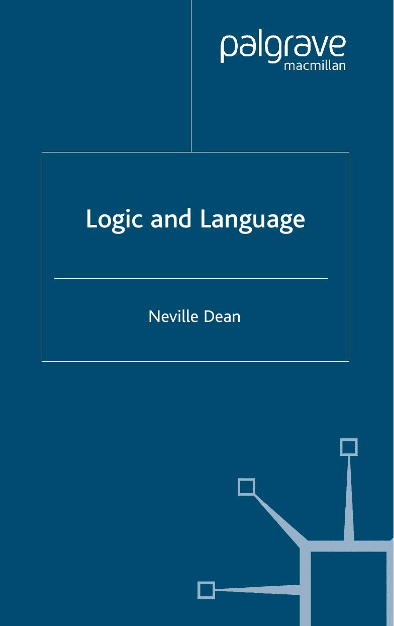 Logic and Language by Unknown