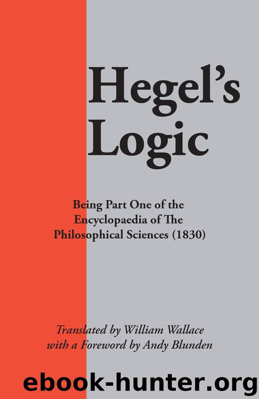 Logic by Hegel