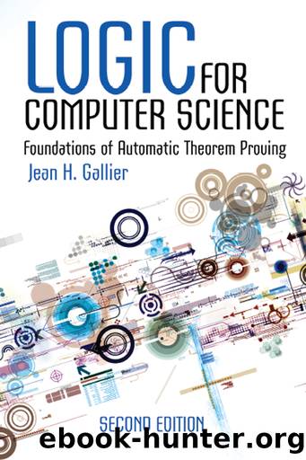Logic for Computer Science by Jean H. Gallier