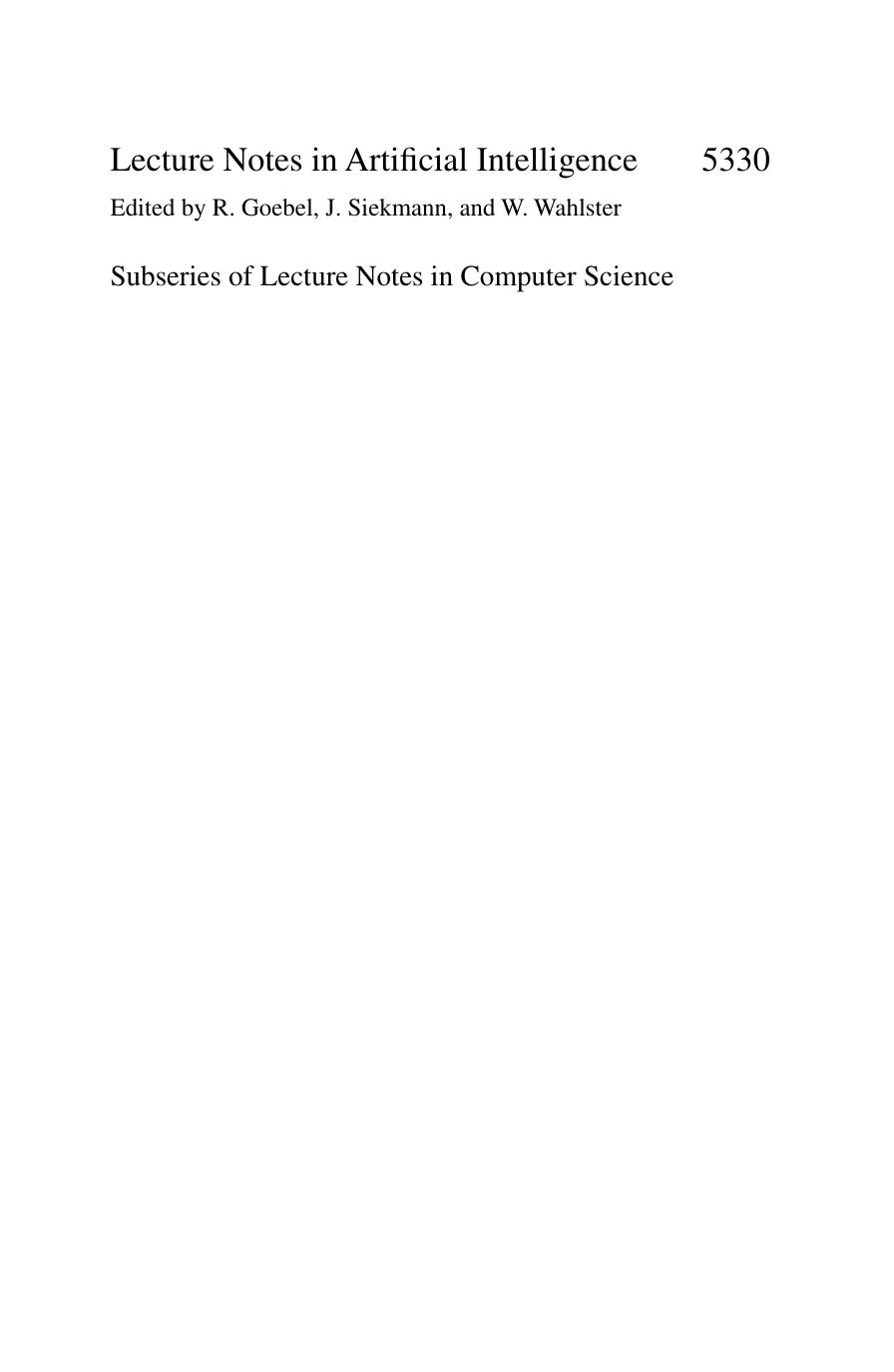 Logic for Programming, Artificial Intelligence, and Reasoning: 15th International Conference, LPAR 2008, Doha, Qatar, November 22-27, 2008. Proceedings by unknow