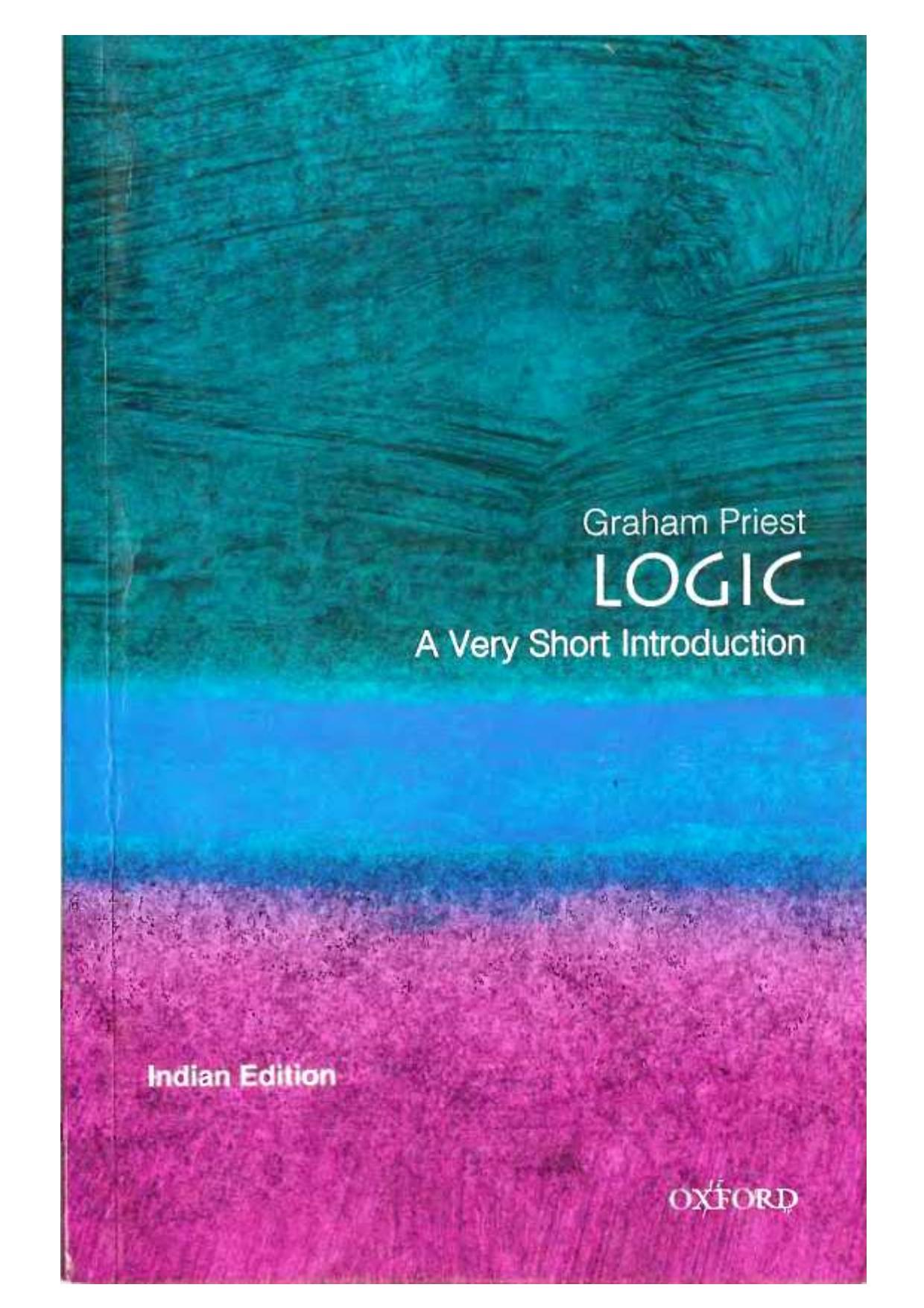 Logic: A Very Short Introduction by Graham Priest
