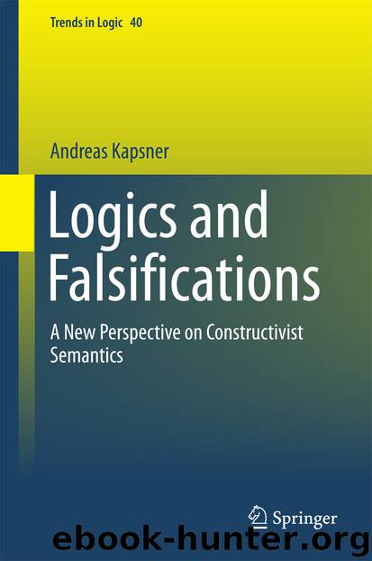 Logics and Falsifications by Andreas Kapsner