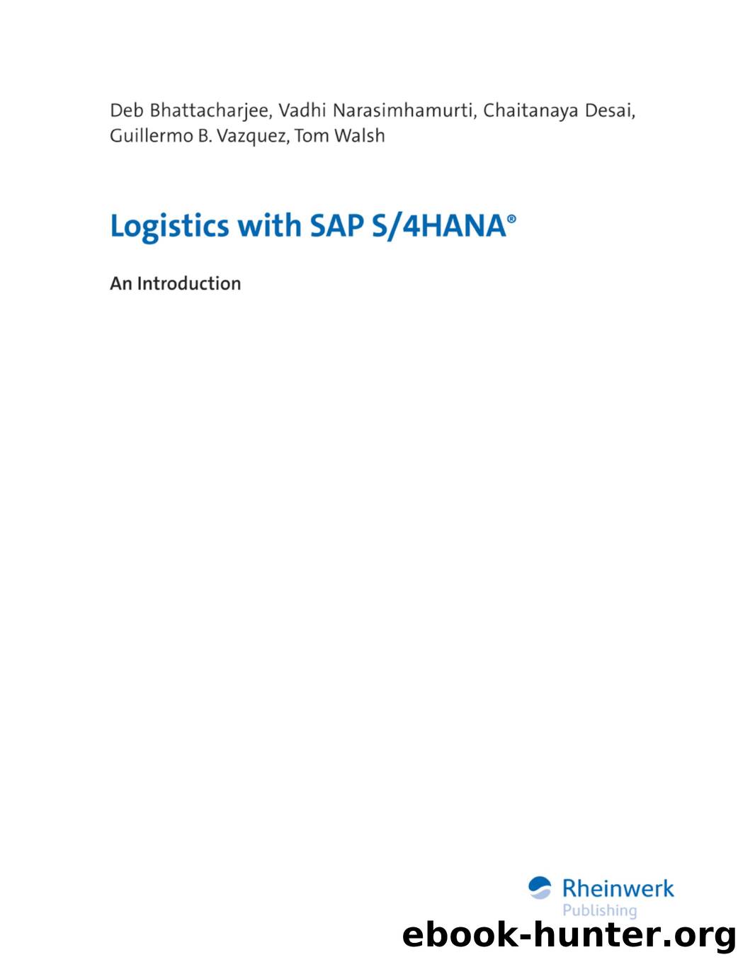 Logistics with SAP S4HANA by An Introduction