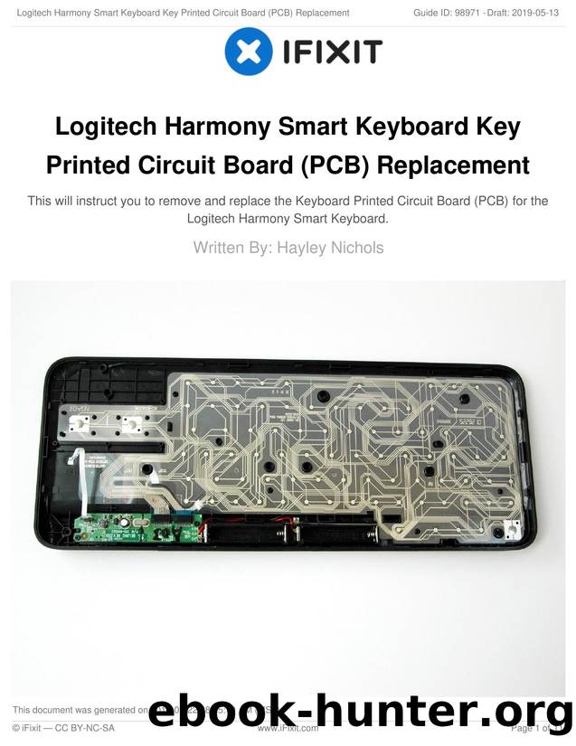 Logitech Harmony Smart Keyboard Key Printed Circuit Board (PCB) Replacement by Unknown