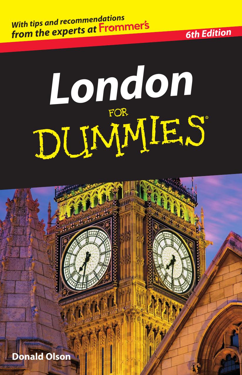 London For Dummies by Donald Olson