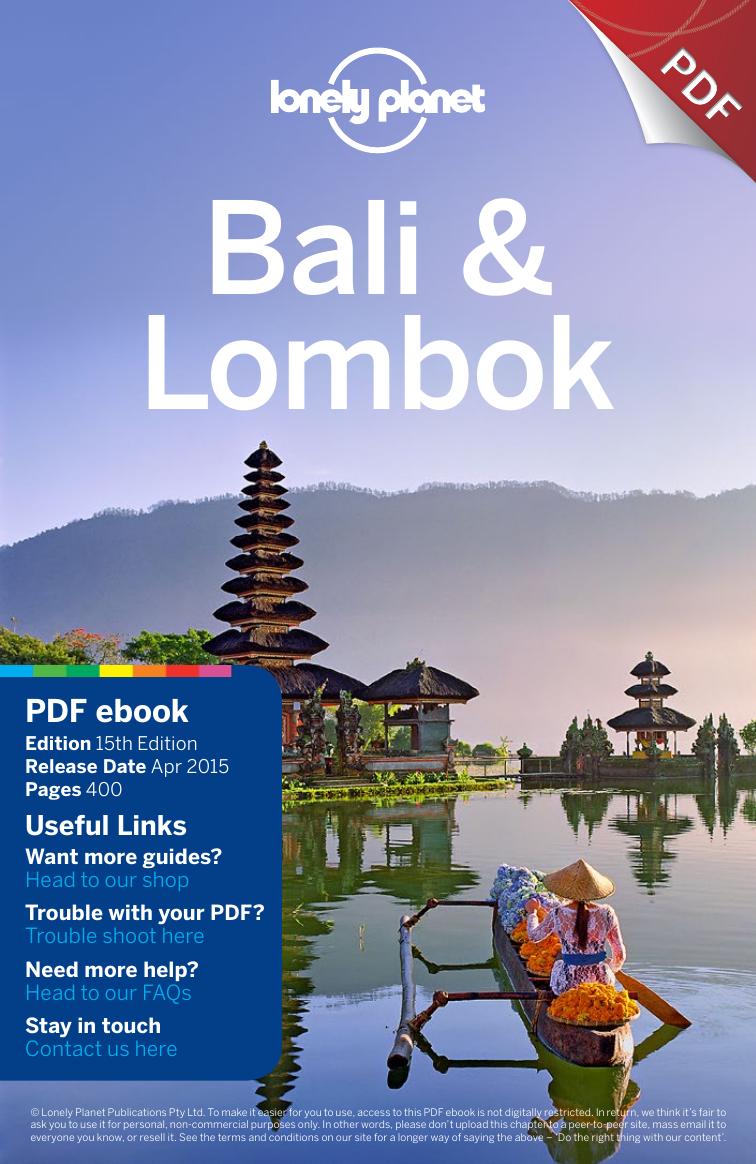 Lonely Planet Bali & Lombok by Ryan Ver Berkmoes