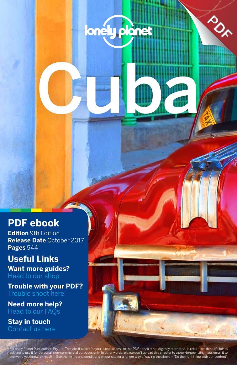 Lonely Planet Cuba by Lonely Planet Brendan Sainsbury Carolyn McCarthy