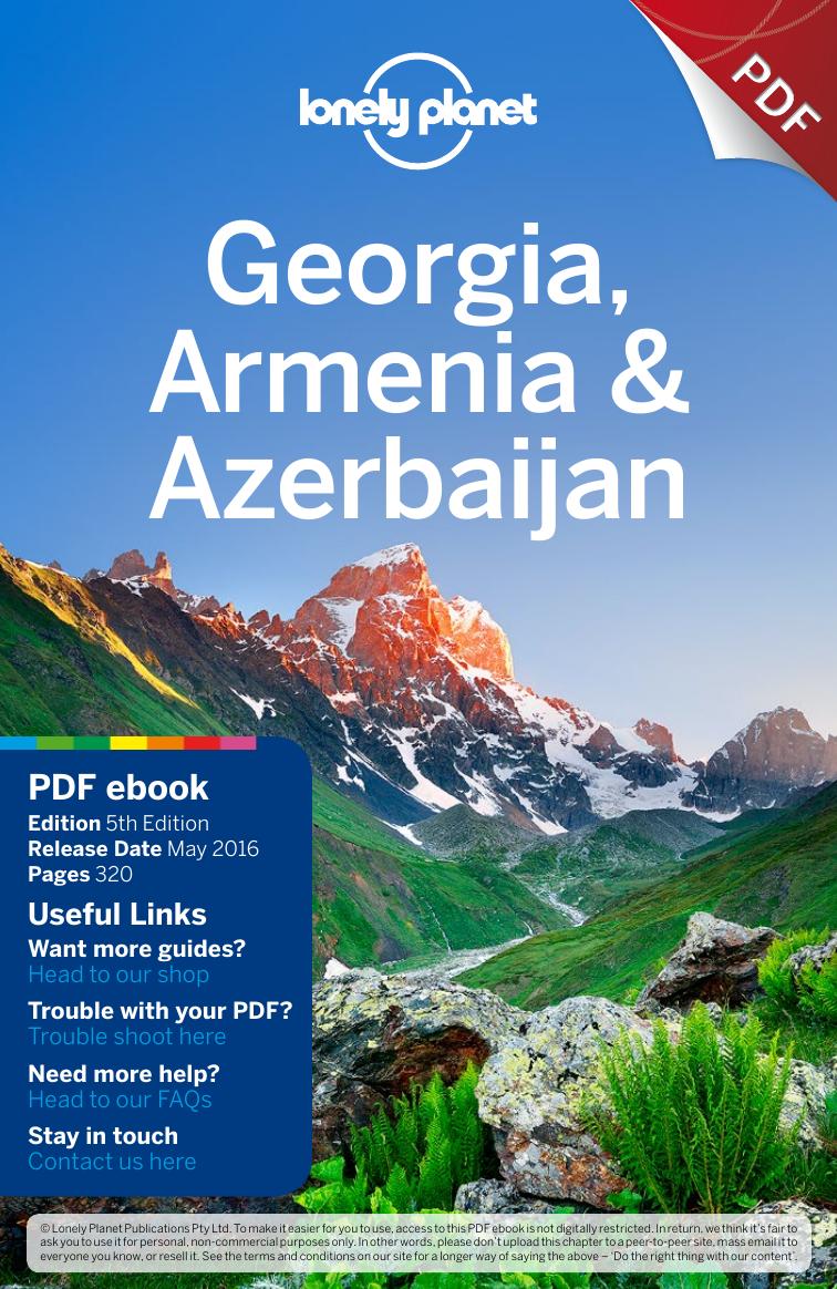 Lonely Planet Georgia, Armenia & Azerbaijan (Travel Guide) by Unknow