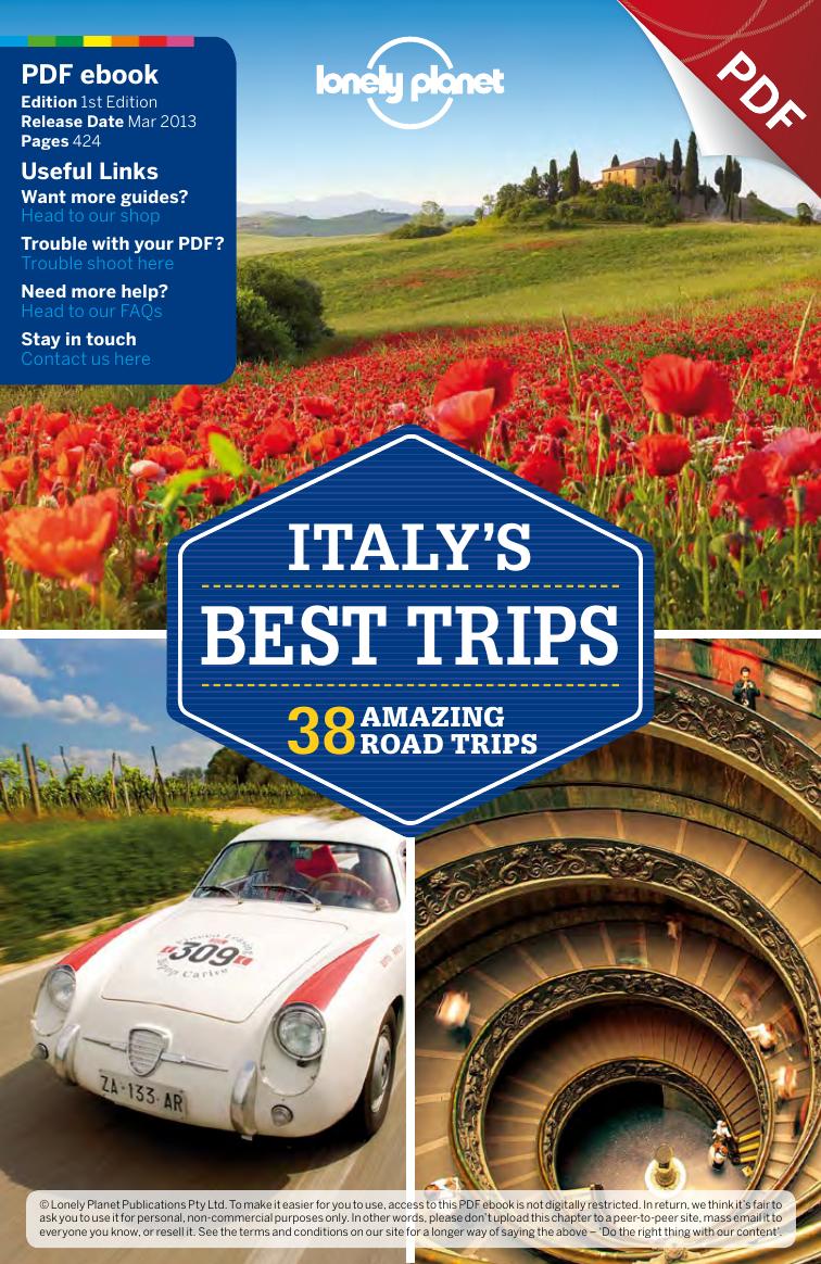 Lonely Planet Italy's Best Trips (Travel Guide) (Repost) by Unknow