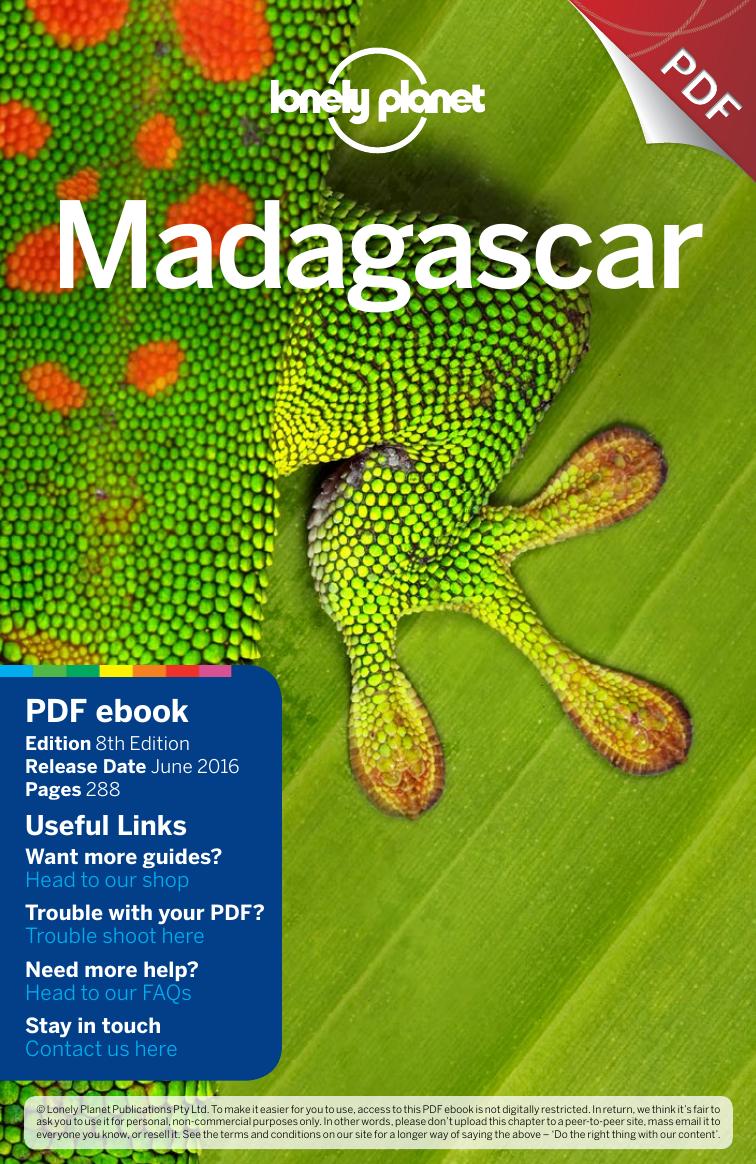 Lonely Planet Madagascar by Lonely Planet Emilie Filou Anthony Ham Helen Ranger