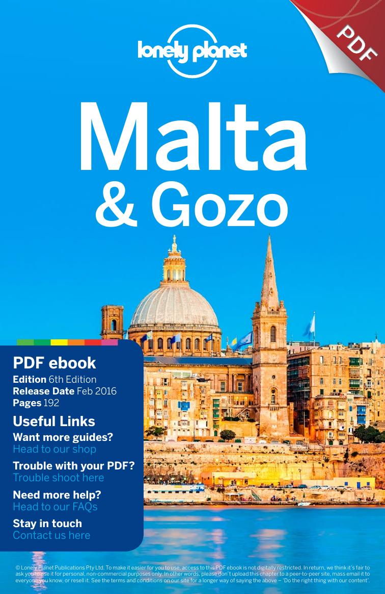 Lonely Planet Malta & Gozo by Unknow