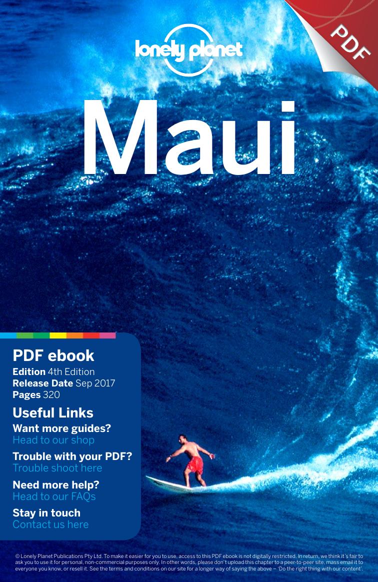 Lonely Planet Maui (Travel Guide) by Unknow