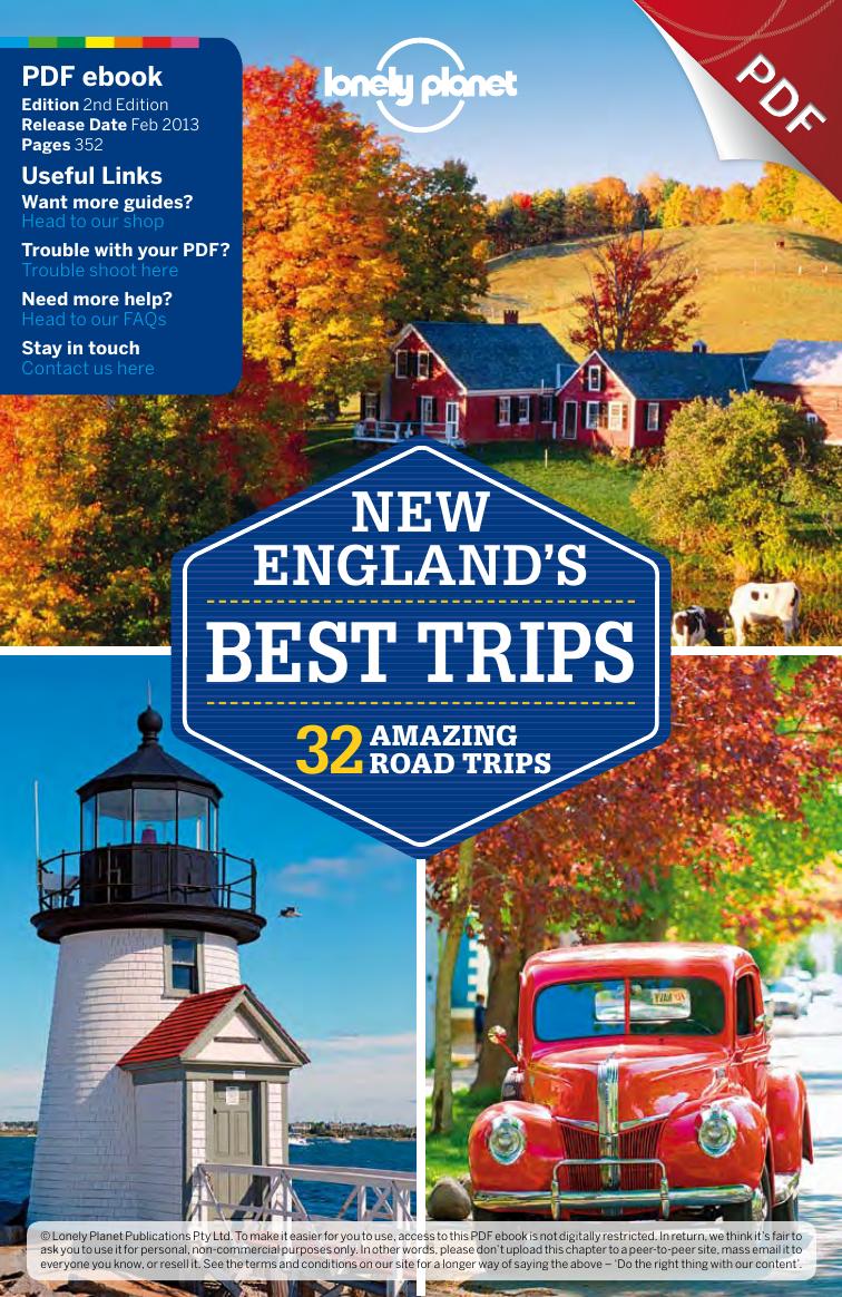 Lonely Planet New England's Best Trips by Unknow