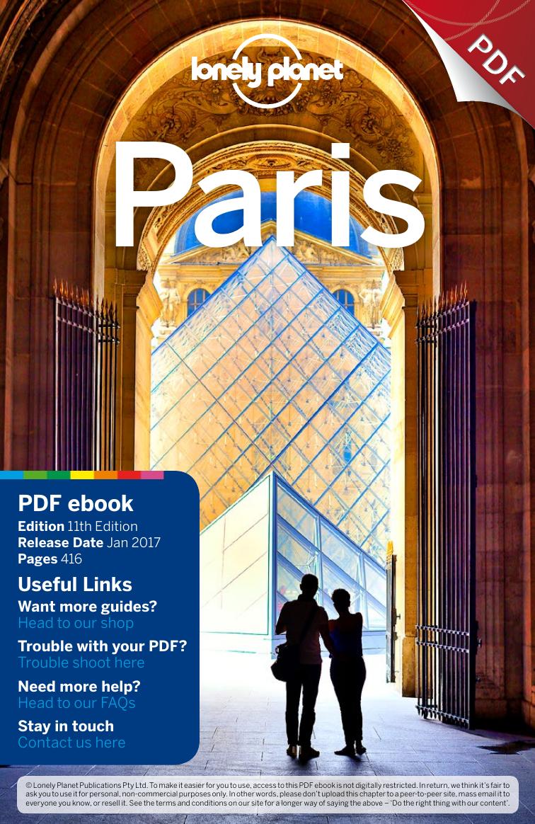 Lonely Planet Paris Ed 11 by Unknow