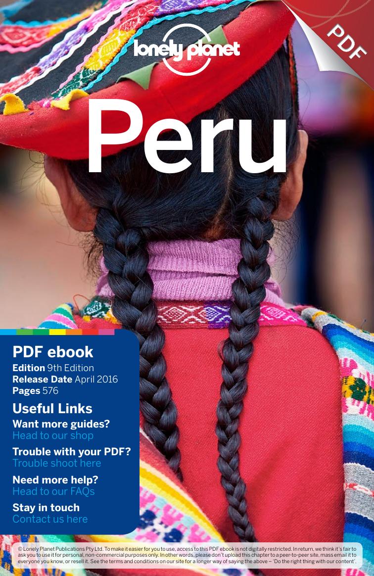 Lonely Planet Peru (Travel Guide) (Repost) by Unknow