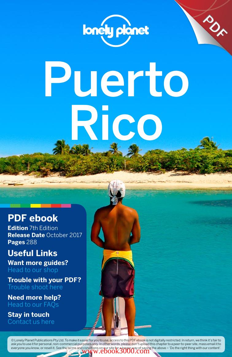 Lonely Planet Puerto Rico (Travel Guide) by Unknow