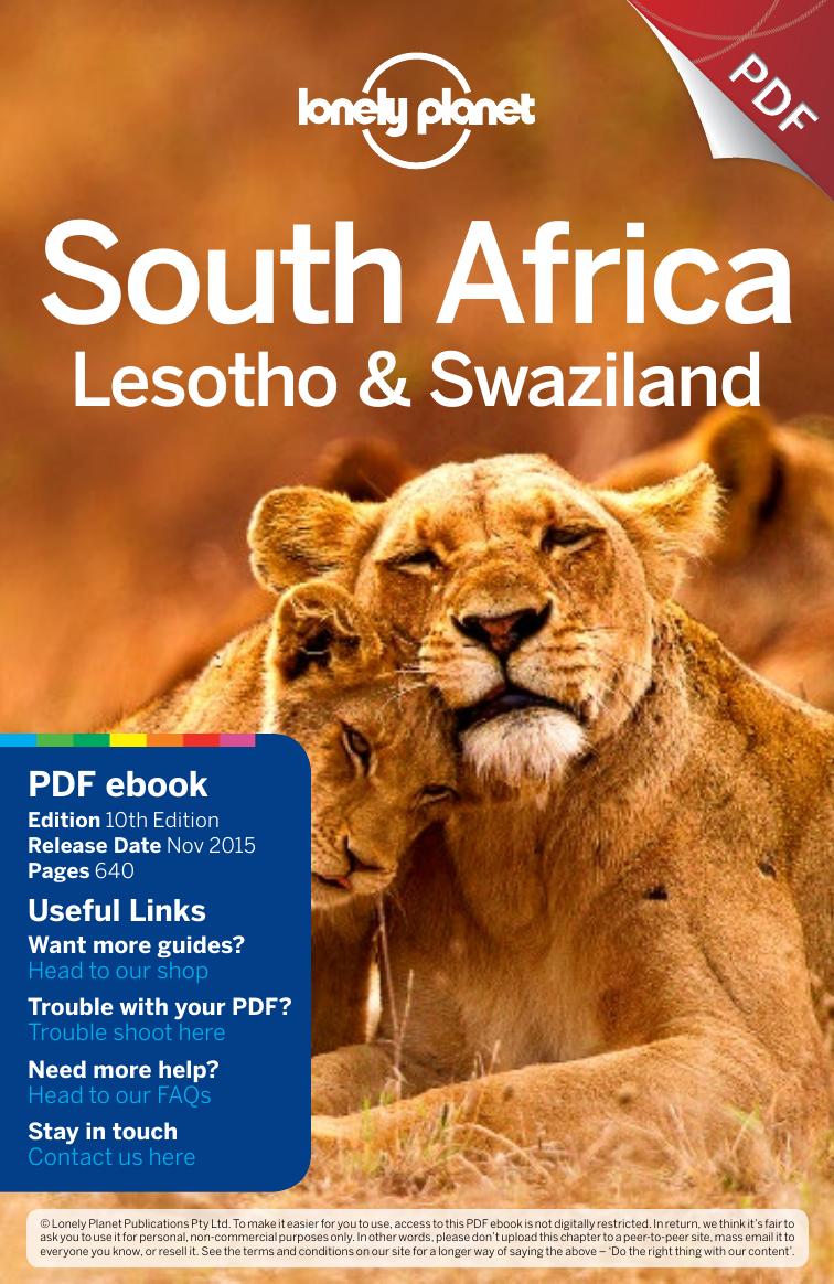 Lonely Planet South Africa, Lesotho & Swaziland by coll