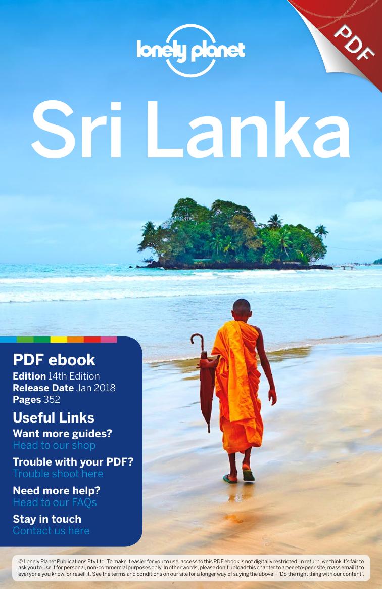Lonely Planet Sri Lanka (Travel Guide) by Unknow