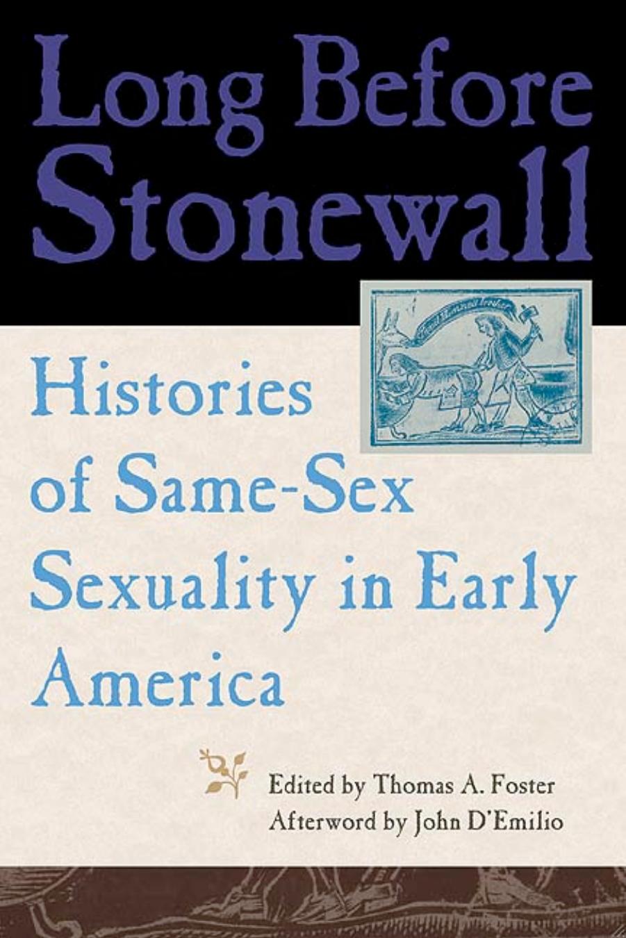 Long Before Stonewall by Histories of Same-