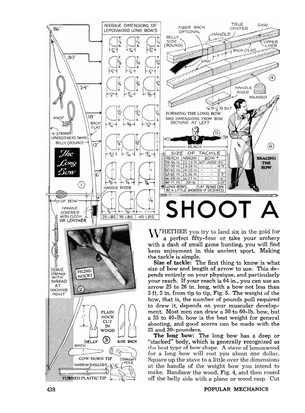 Long Bow Popular Mechanics by Unknown