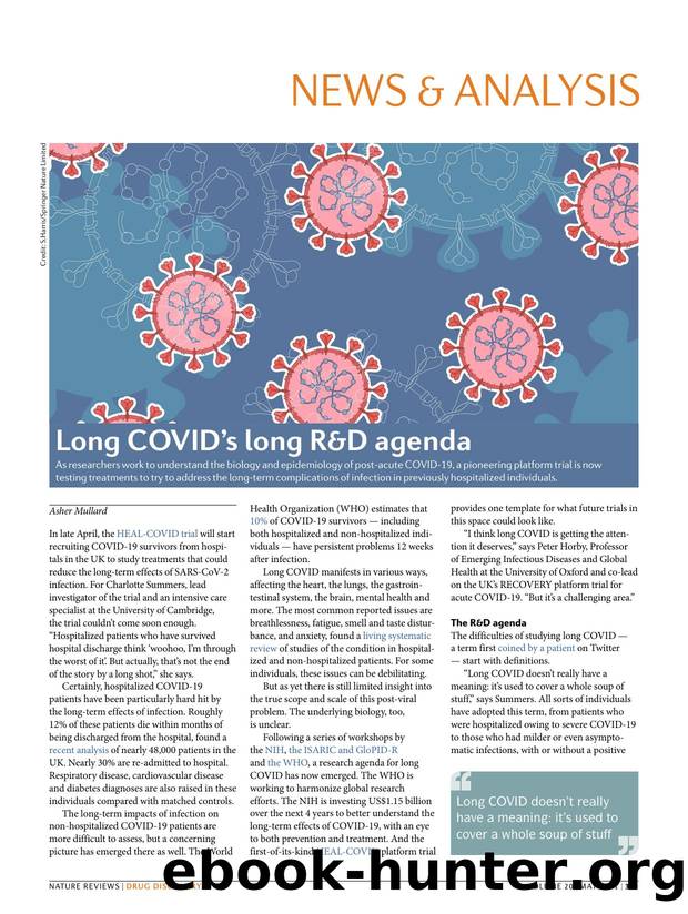Long COVIDâs long R&D agenda by Asher Mullard