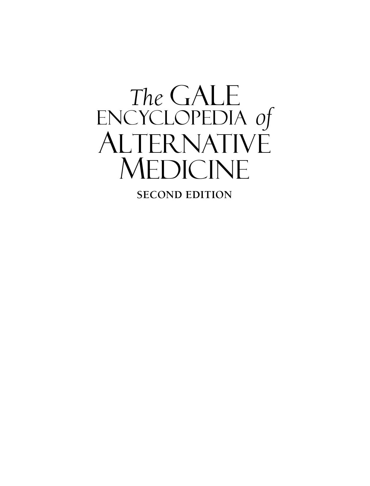 Longe J.L. (ed.) The Gale Encyclopedia of Alternative Medicine (vol.2) (2004)(2nd ed.)(en)(571s) by Clifford