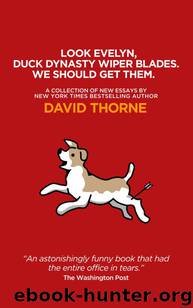 Look Evelyn, Duck Dynasty Wiper Blades. We Should Get Them.: A Collection Of New Essays by David Thorne