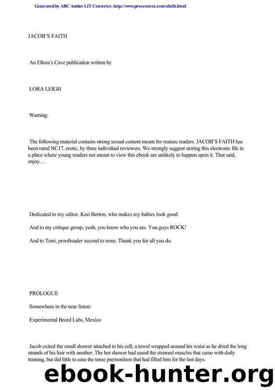 Lora Leigh by Jacob's Faith