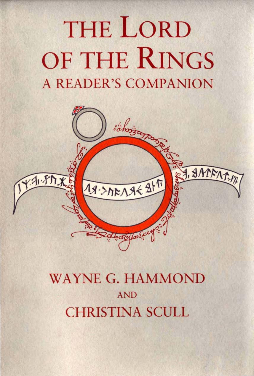 Lord of the Rings: A Reader's Companion by Wayne Hammond Christina Scull