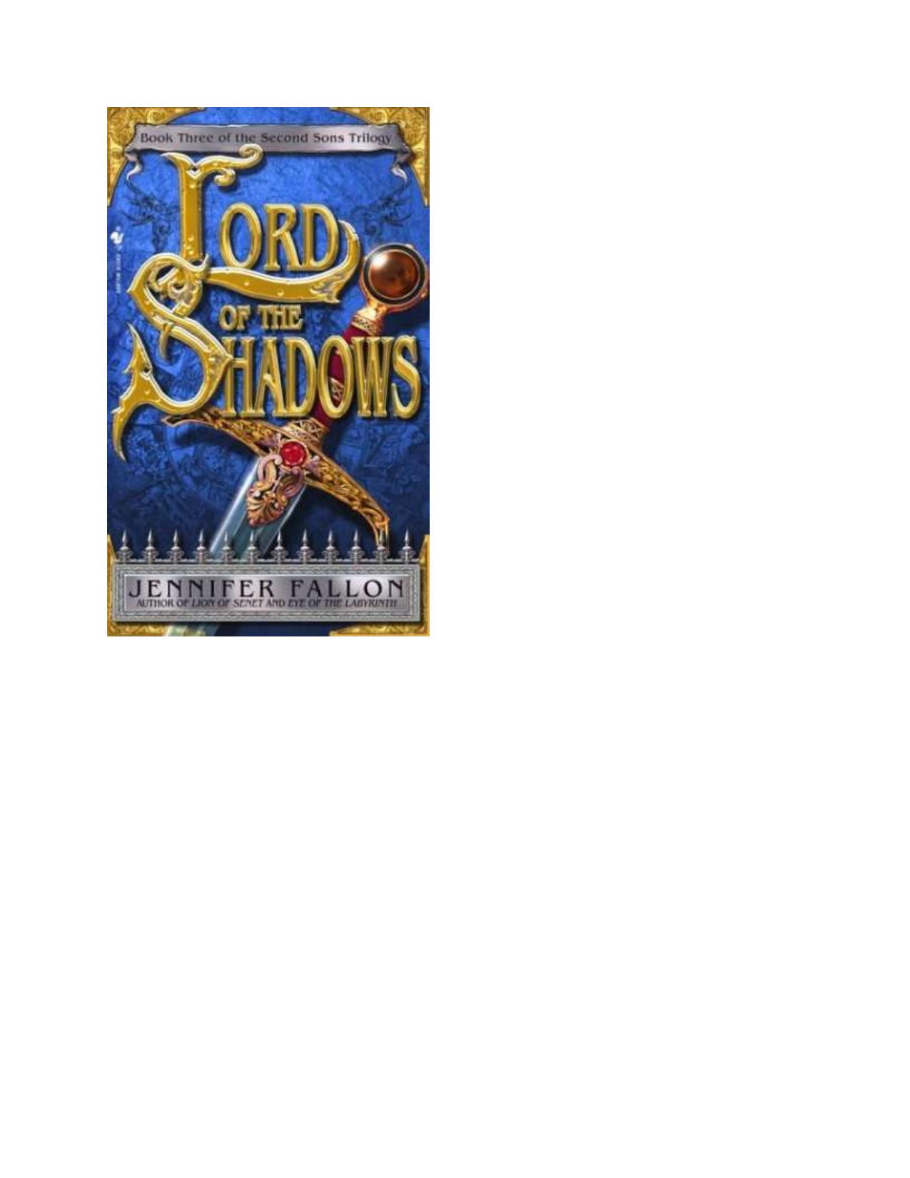 Lord of the Shadows by Jennifer Fallon