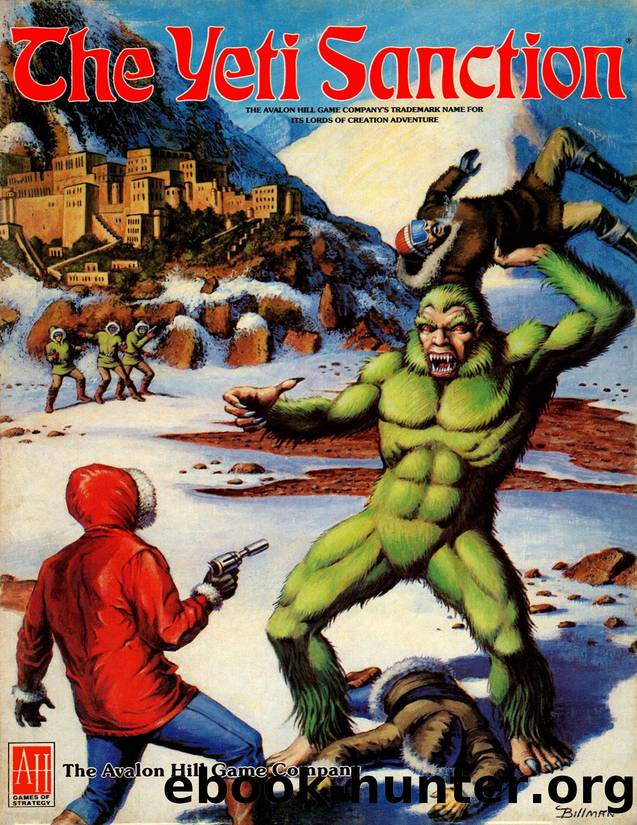 Lords of Creation Expansion 02 The Yeti Sanction [1984] by Unknown