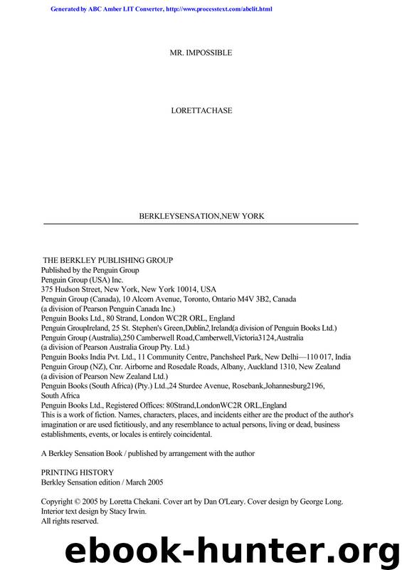 Loretta Chase - Carsington 02 by Mr Impossible