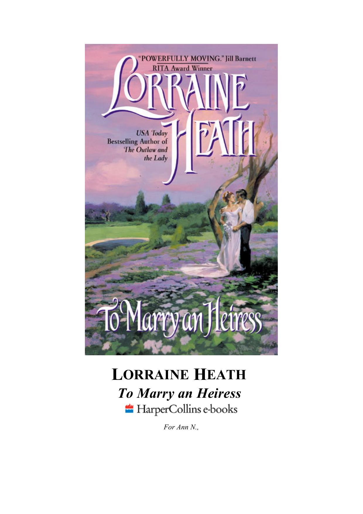 Lorraine Heath - Daughters 2 by To Marry An Heiress