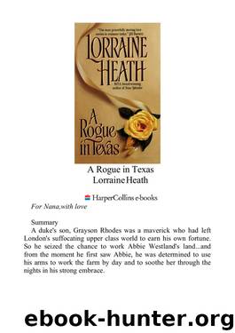 Lorraine Heath - Rogues in Texas 01 by A Rogue In Texas