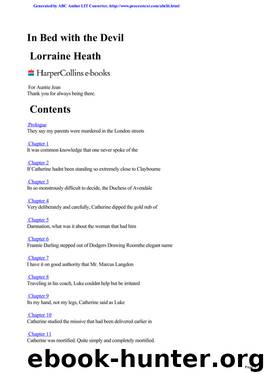 Lorraine Heath - Scoundrels of St. James 01 by In Bed & the Devil