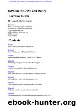 Lorraine Heath - Scoundrels of St. James 02 by Between the Devil & Desire