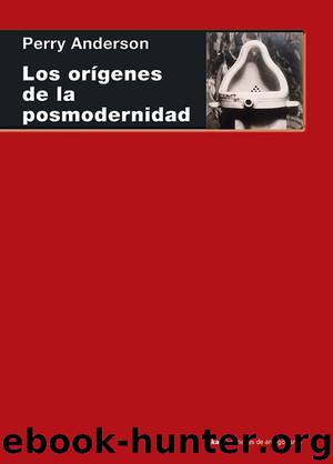 Los orígenes de la posmodernidad by Perry Anderson