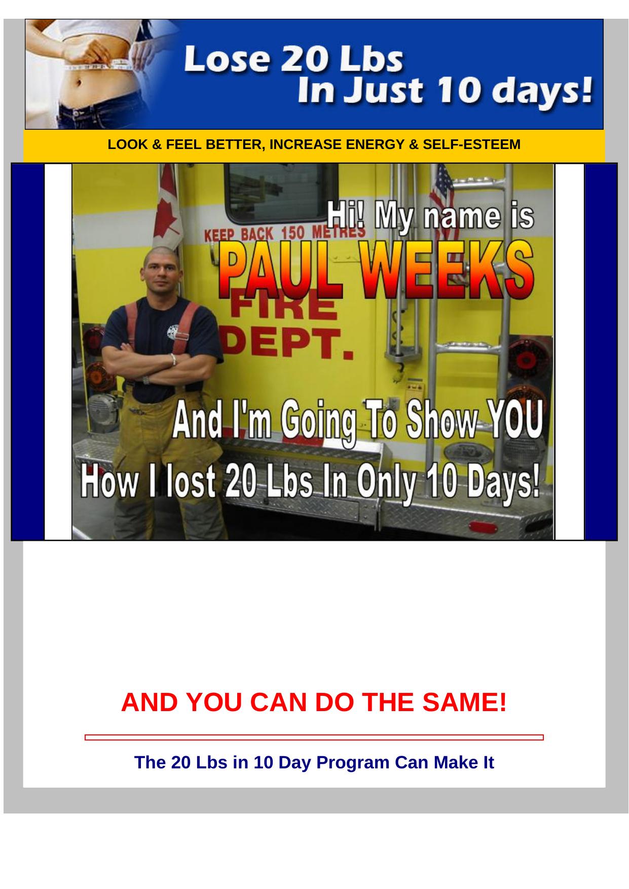 Lose 20 Lbs In Only 10 Days. by Best of Kuszter's Collection