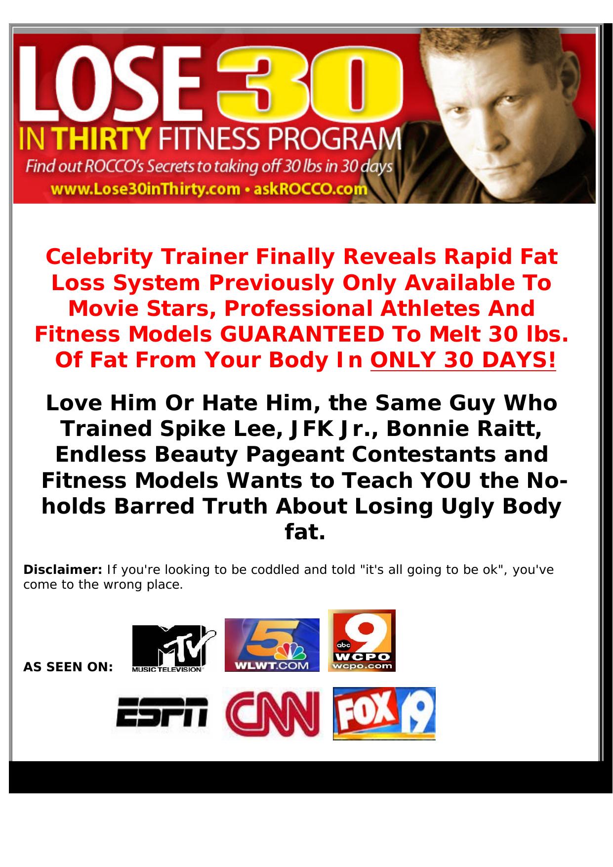 Lose 30 In Thirty. by Best of Kuszter's Collection