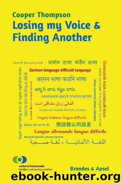 Losing my Voice & Finding Another by Cooper Thompson