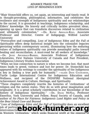 Loss of Indigenous Eden and the Fall of Spirituality by Blair Stonechild