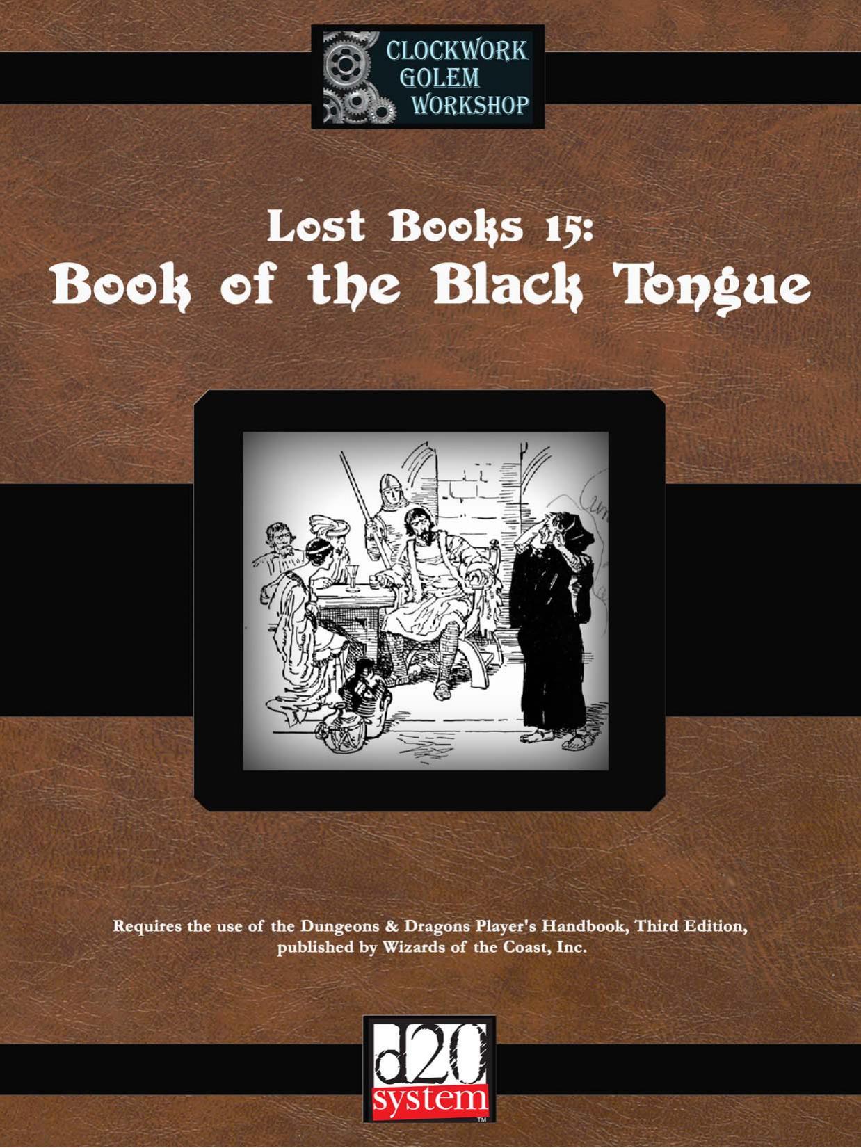 Lost Books 15: Book of the Black Tongue by Clockwork Golem Workshop